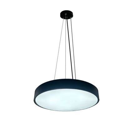 Светодиодная подвесная люстра с регулированием яркости LED/50W/230V 3000-6500K черный + дистанционное управление