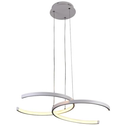 Светодиодная подвесная люстра с регулированием яркости LED/50W/230V 3000-6500K + дистанционное управление