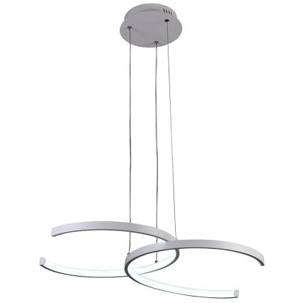 Светодиодная подвесная люстра с регулированием яркости LED/50W/230V 3000-6500K + дистанционное управление