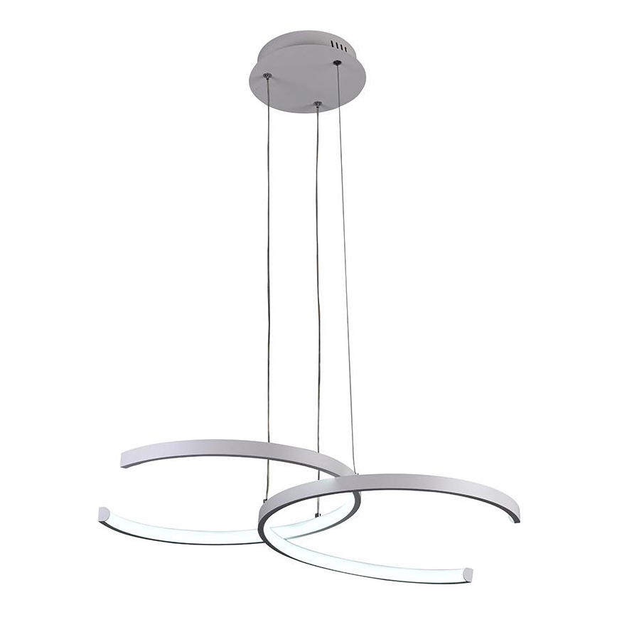 Светодиодная подвесная люстра с регулированием яркости LED/50W/230V 3000-6500K + дистанционное управление