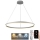 Светодиодная подвесная люстра с регулированием яркости LED/55W/230V 3000-6500K диаметр 80 см + дистанционное управление