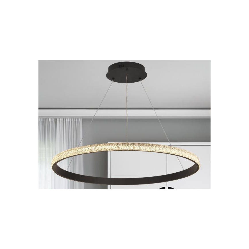 Светодиодная подвесная люстра с регулированием яркости LED/55W/230V 3000-6500K + дистанционное управление