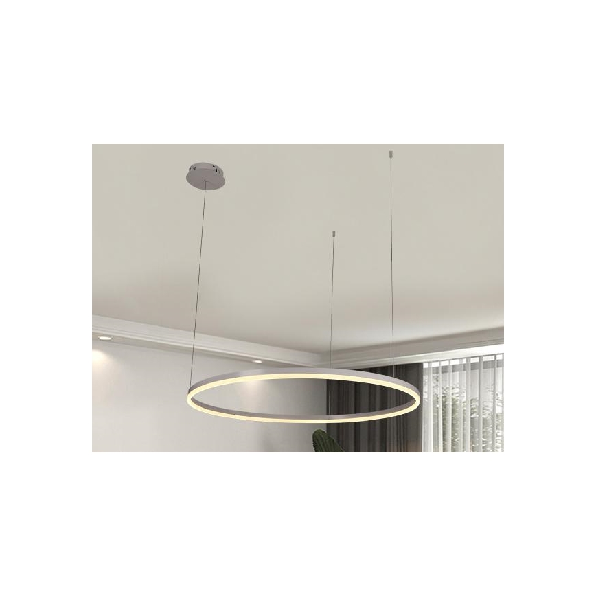 Светодиодная подвесная люстра с регулированием яркости LED/55W/230V 3000-6500K + дистанционное управление