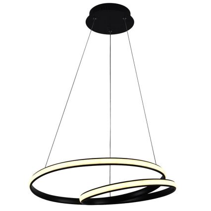 Светодиодная подвесная люстра с регулированием яркости LED/65W/230V 3000-6500K диаметр 56 см + дистанционное управление