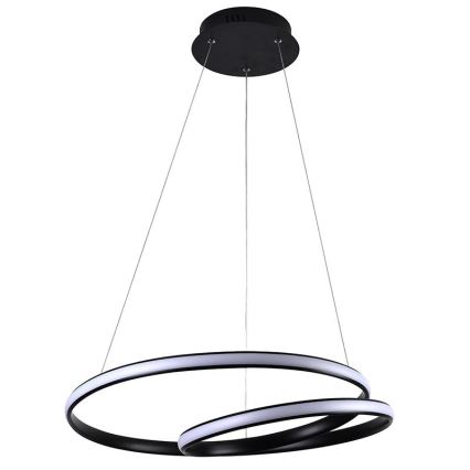 Светодиодная подвесная люстра с регулированием яркости LED/65W/230V 3000-6500K диаметр 56 см + дистанционное управление