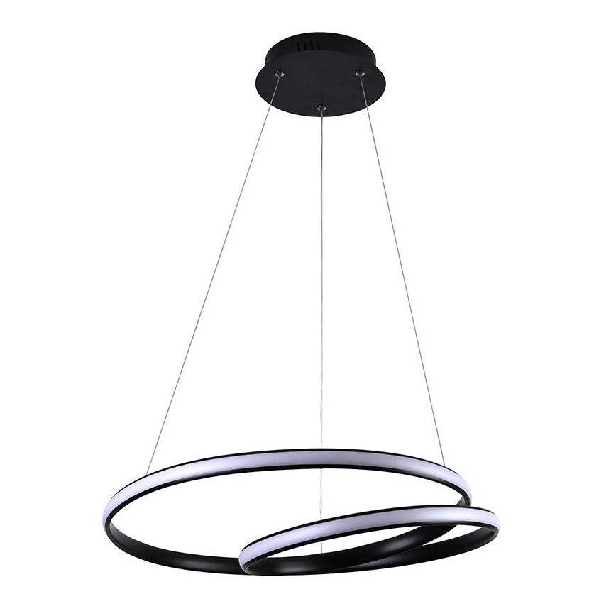 Светодиодная подвесная люстра с регулированием яркости LED/65W/230V 3000-6500K диаметр 56 см + дистанционное управление