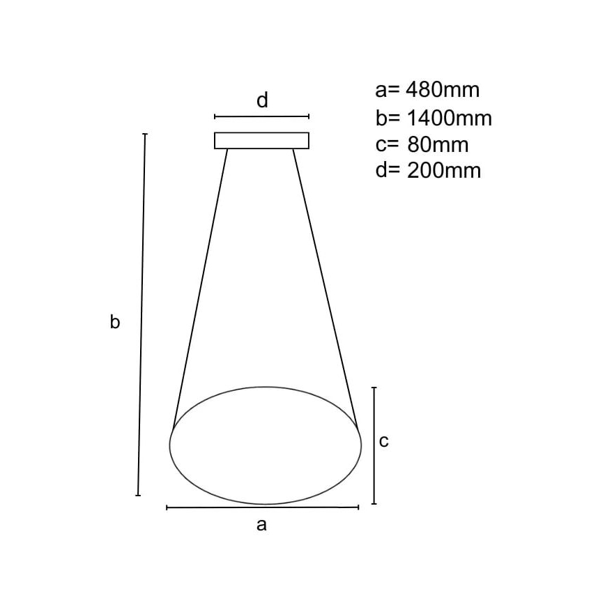 Светодиодная подвесная люстра с регулированием яркости LED/65W/230V 3000-6500K диаметр 48 см серый + дистанционное управление