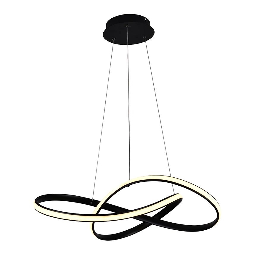Светодиодная подвесная люстра с регулированием яркости LED/70W/230V 3000-6500K диаметр 55 см + дистанционное управление