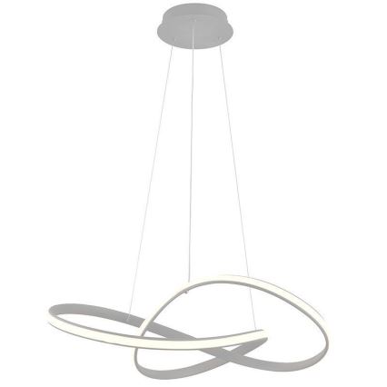 Светодиодная подвесная люстра с регулированием яркости LED/70W/230V 3000-6500K диаметр 55 см + дистанционное управление