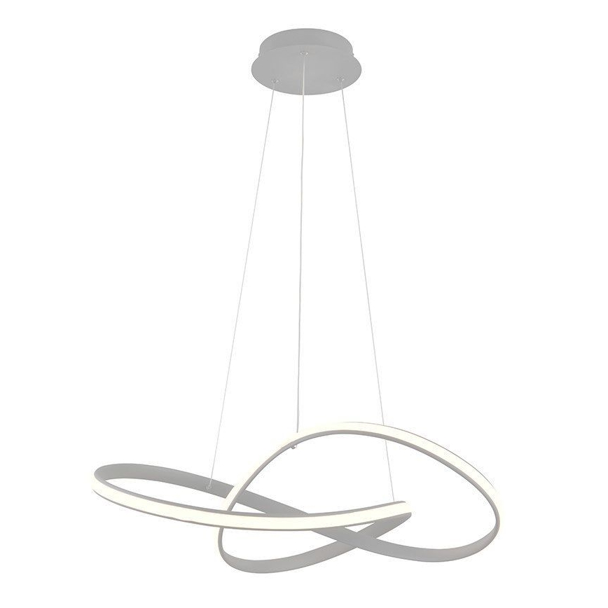 Светодиодная подвесная люстра с регулированием яркости LED/70W/230V 3000-6500K диаметр 55 см + дистанционное управление
