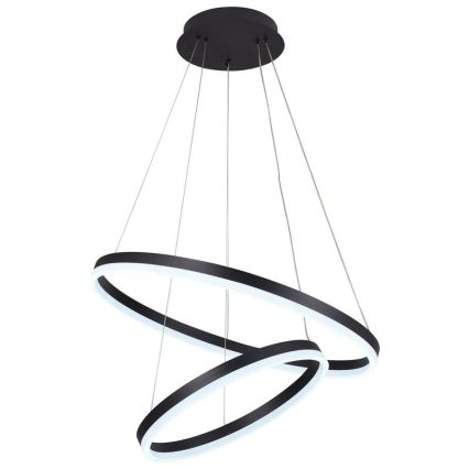 Светодиодная подвесная люстра с регулированием яркости LED/70W/230V 3000-6500K диаметр 60 см + дистанционное управление