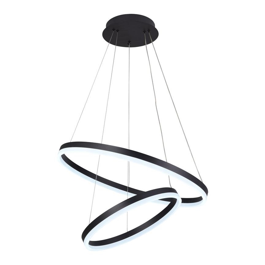 Светодиодная подвесная люстра с регулированием яркости LED/70W/230V 3000-6500K диаметр 60 см + дистанционное управление