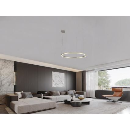 Светодиодная подвесная люстра с регулированием яркости LED/72W/230V 3000-6500K + дистанционное управление