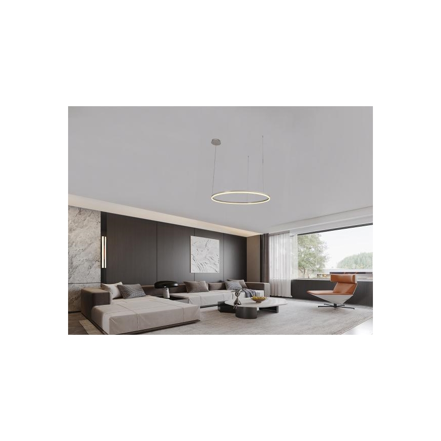 Светодиодная подвесная люстра с регулированием яркости LED/72W/230V 3000-6500K + дистанционное управление