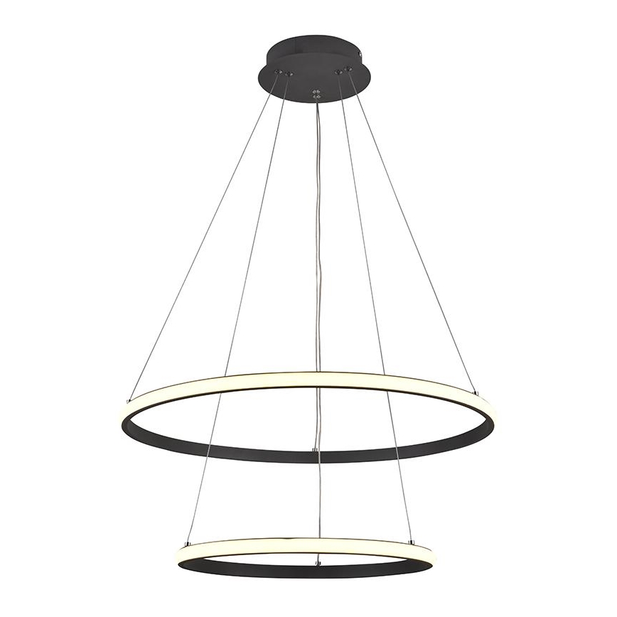 Светодиодная подвесная люстра с регулированием яркости LED/75W/230V 3000-6500K + дистанционное управление