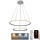Светодиодная подвесная люстра с регулированием яркости LED/75W/230V 3000-6500K + дистанционное управление