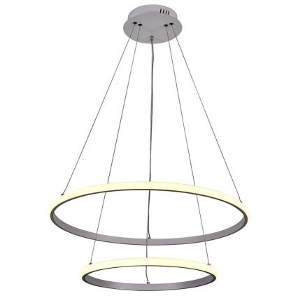 Светодиодная подвесная люстра с регулированием яркости LED/75W/230V 3000-6500K + дистанционное управление