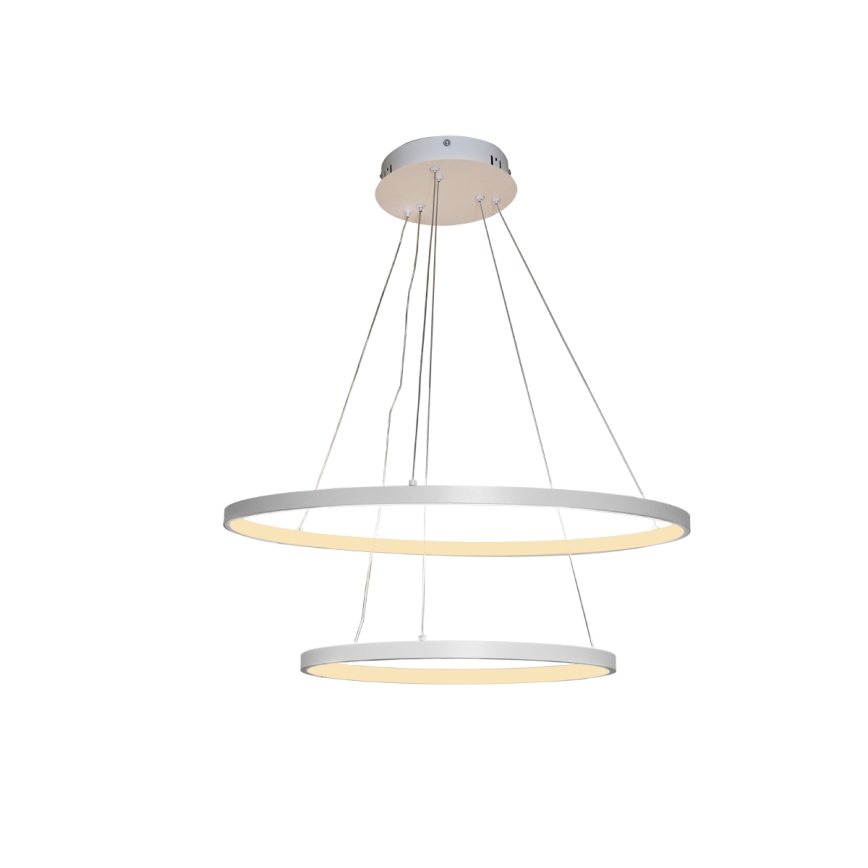 Светодиодная подвесная люстра с регулированием яркости LED/75W/230V 3000-6500K диаметр 60 см + дистанционное управление