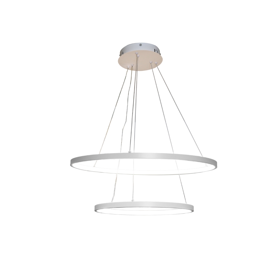 Светодиодная подвесная люстра с регулированием яркости LED/75W/230V 3000-6500K диаметр 60 см + дистанционное управление
