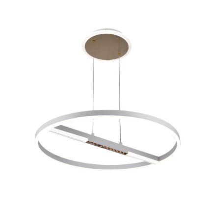 Светодиодная подвесная люстра с регулированием яркости LED/75W/230V 3000-6500K + дистанционное управление
