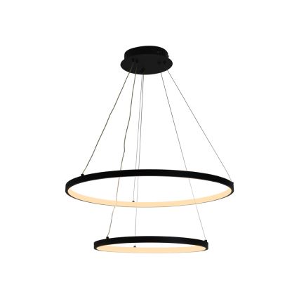 Светодиодная подвесная люстра с регулированием яркости LED/75W/230V 3000-6500K диаметр 60 см + дистанционное управление