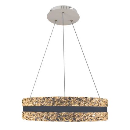 Светодиодная хрустальная подвесная люстра с регулированием яркости LED/80W/230V 3000-6500K белый + дистанционное управление