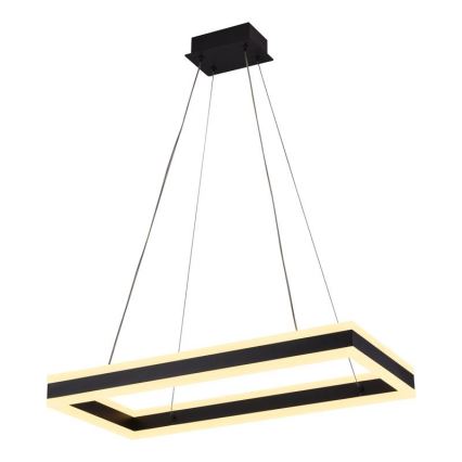 Светодиодная подвесная люстра с регулированием яркости LED/80W/230V 3000-6500K + дистанционное управление