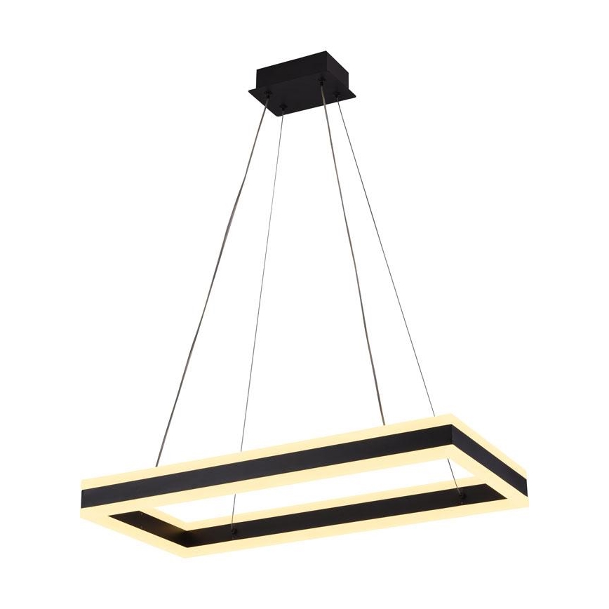 Светодиодная подвесная люстра с регулированием яркости LED/80W/230V 3000-6500K + дистанционное управление