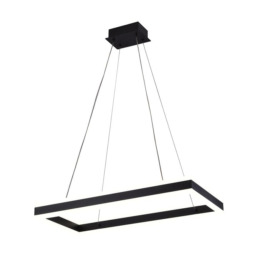Светодиодная подвесная люстра с регулированием яркости LED/80W/230V 3000-6500K + дистанционное управление