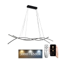 Светодиодная подвесная люстра с регулированием яркости LED/80W/230V 3000-6500K + дистанционное управление