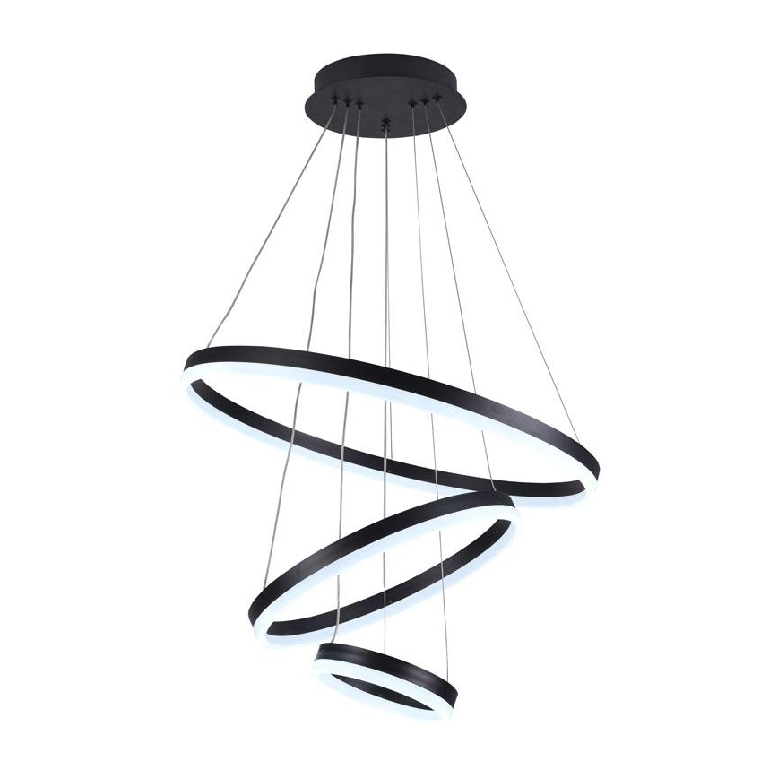 Светодиодная подвесная люстра с регулированием яркости LED/85W/230V 3000-6500K + дистанционное управление