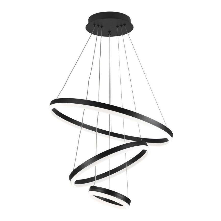 Светодиодная подвесная люстра с регулированием яркости LED/85W/230V 3000-6500K + дистанционное управление