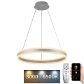 Светодиодная подвесная люстра с регулированием яркости LED/85W/230V 3000-6500K + дистанционное управление