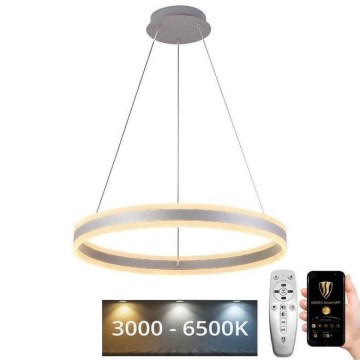 Светодиодная подвесная люстра с регулированием яркости LED/85W/230V 3000-6500K + дистанционное управление
