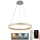 Светодиодная подвесная люстра с регулированием яркости LED/85W/230V 3000-6500K + дистанционное управление