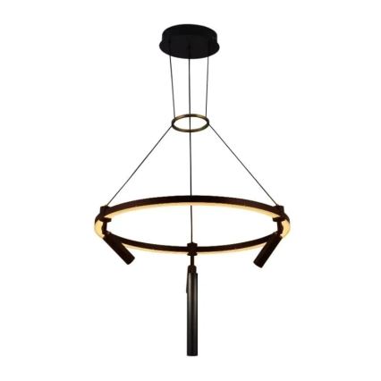 Светодиодная подвесная люстра с регулированием яркости LED/85W/230V 3000-6500K + дистанционное управление