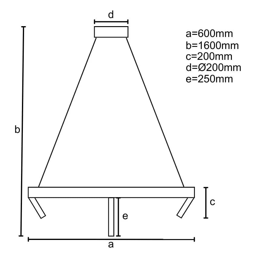 Светодиодная подвесная люстра с регулированием яркости LED/85W/230V 3000-6500K + дистанционное управление