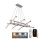 Светодиодная подвесная люстра с регулированием яркости LED/90W/230V 3000-6500K диаметр 80 см + дистанционное управление