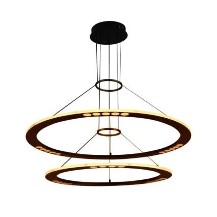 Светодиодная подвесная люстра с регулированием яркости LED/90W/230V 3000-6500K + дистанционное управление