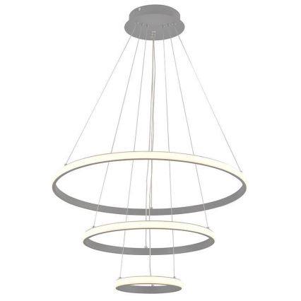 Светодиодная подвесная люстра с регулированием яркости LED/90W/230V 3000-6500K диаметр 60 см + дистанционное управление