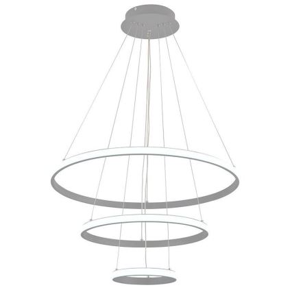 Светодиодная подвесная люстра с регулированием яркости LED/90W/230V 3000-6500K диаметр 60 см + дистанционное управление