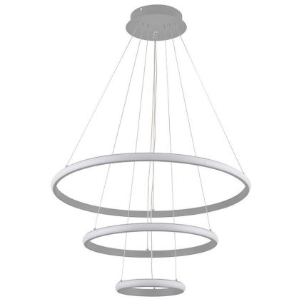 Светодиодная подвесная люстра с регулированием яркости LED/90W/230V 3000-6500K диаметр 60 см + дистанционное управление