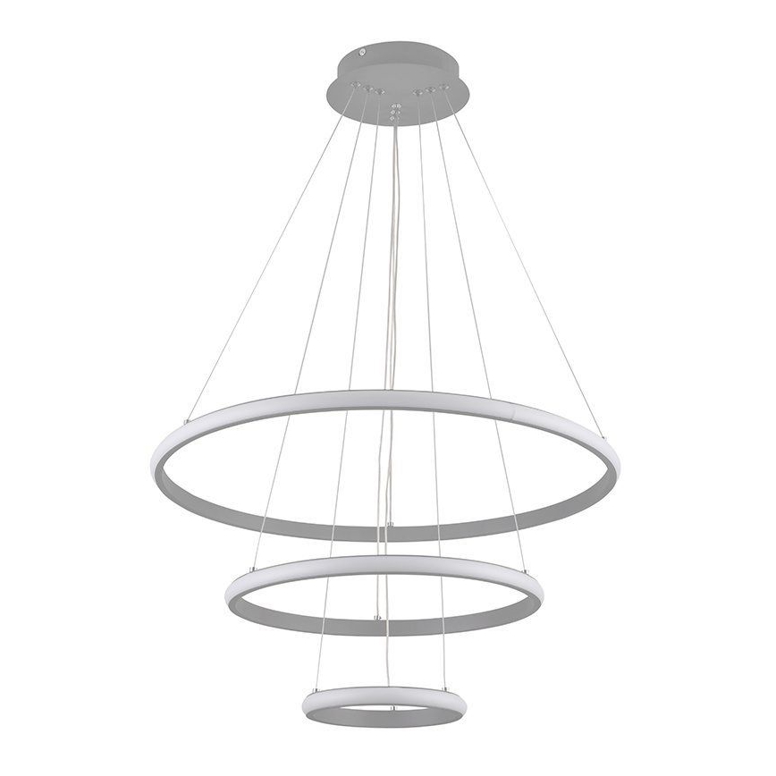 Светодиодная подвесная люстра с регулированием яркости LED/90W/230V 3000-6500K диаметр 60 см + дистанционное управление