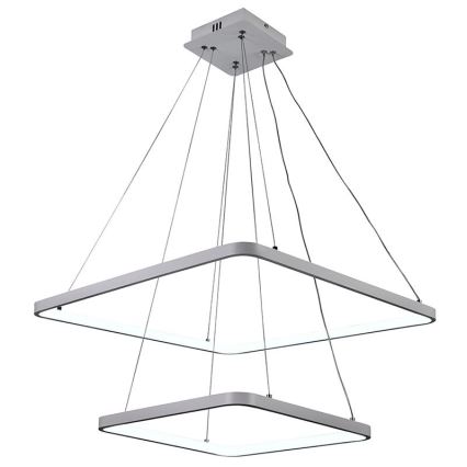 Светодиодная подвесная люстра с регулированием яркости LED/90W/230V 3000-6500K + дистанционное управление