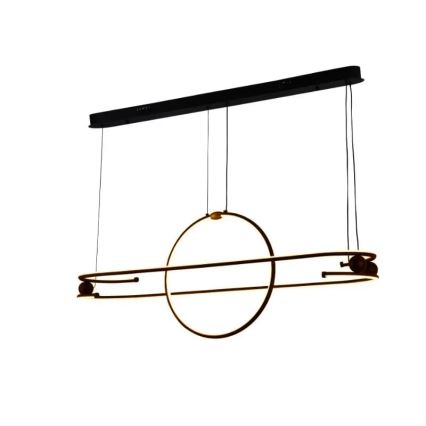 Светодиодная подвесная люстра с регулированием яркости LED/95W/230V 3000-6500K + дистанционное управление