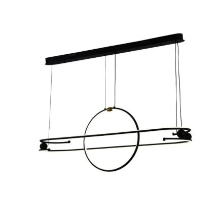 Светодиодная подвесная люстра с регулированием яркости LED/95W/230V 3000-6500K + дистанционное управление