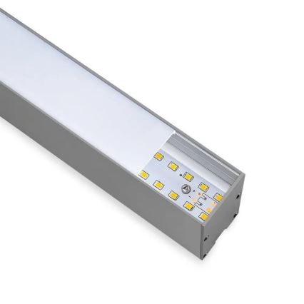 Светодиодная подвесная люстра SAMSUNG CHIP LED/40W/230V 4000K серебристый
