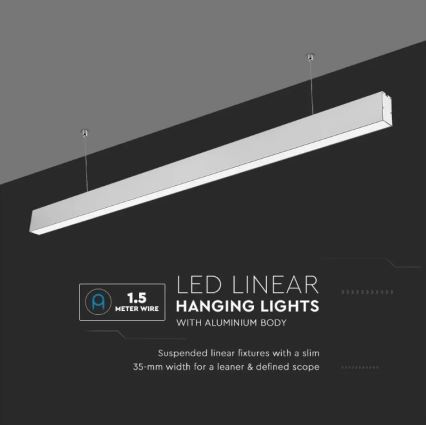 Светодиодная подвесная люстра SAMSUNG CHIP LED/40W/230V 4000K серебристый