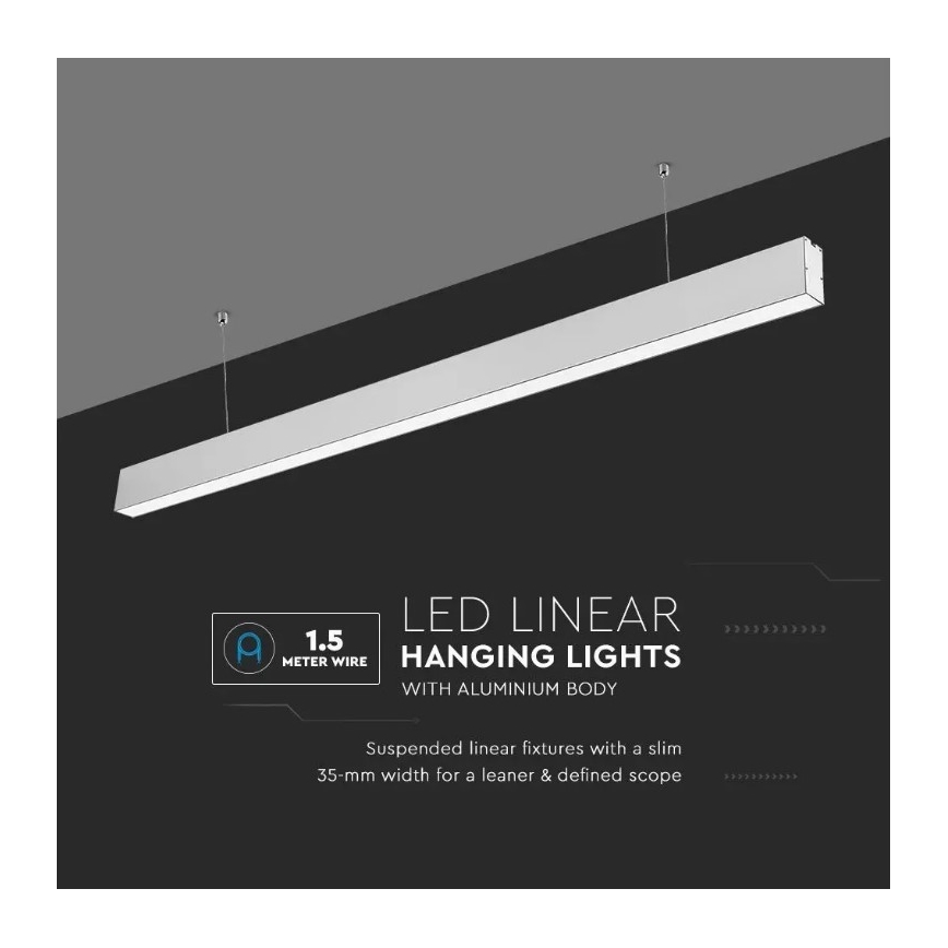 Светодиодная подвесная люстра SAMSUNG CHIP LED/40W/230V 4000K серебристый