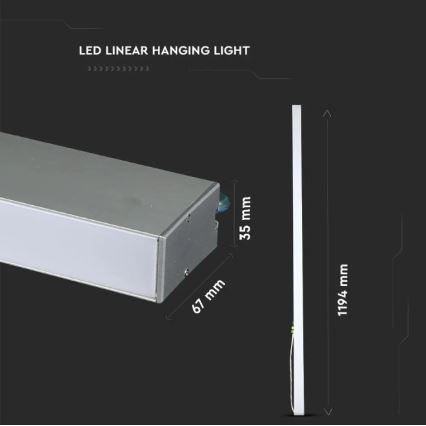 Светодиодная подвесная люстра SAMSUNG CHIP LED/40W/230V 4000K серебристый